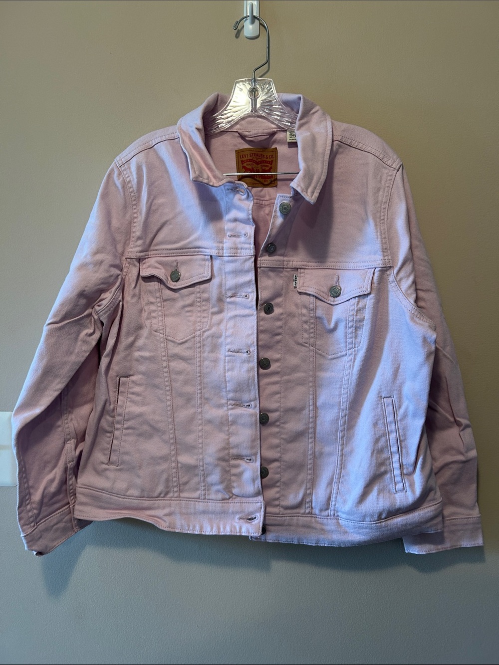 Levi's Pastel Pink Denim Jacket